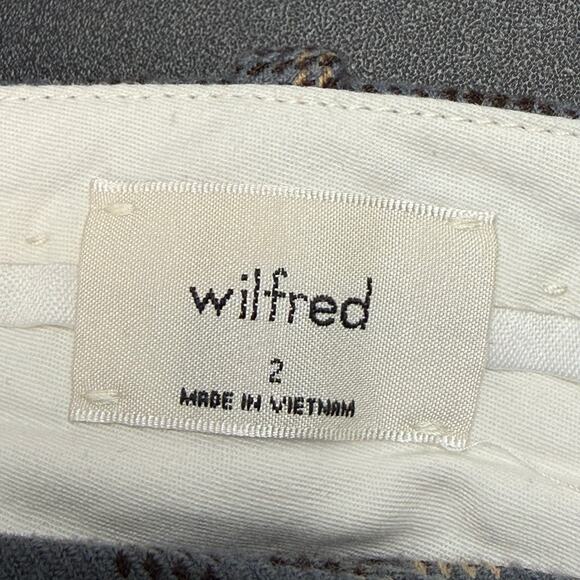 WILFRED Aritzia Effortless High Rise Wide Leg Trouser Pants Sz 2 - Picture 7 of 10